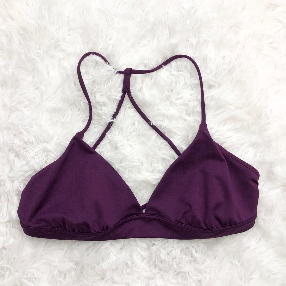 Victorias Secret Sport Purple Bra Triangle Strappy
